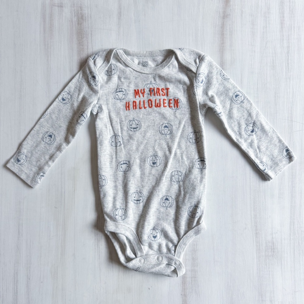 Carter’s My First Halloween bodysuit (size 6-9 months)